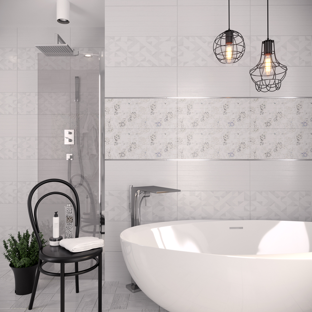 Bianca white decor 01 250х600 (1-й сорт)