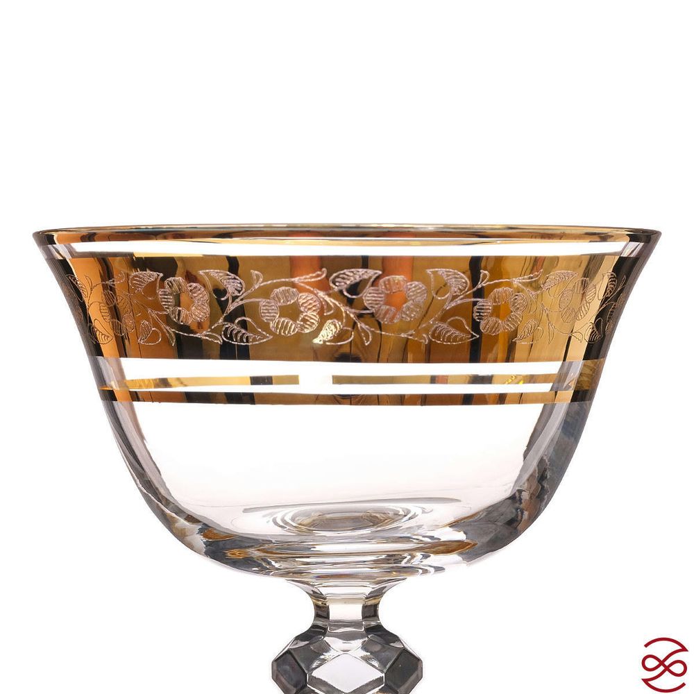 Набор фужеров Bohemia Кристина Панто Золото R-G 180 мл(6 шт)