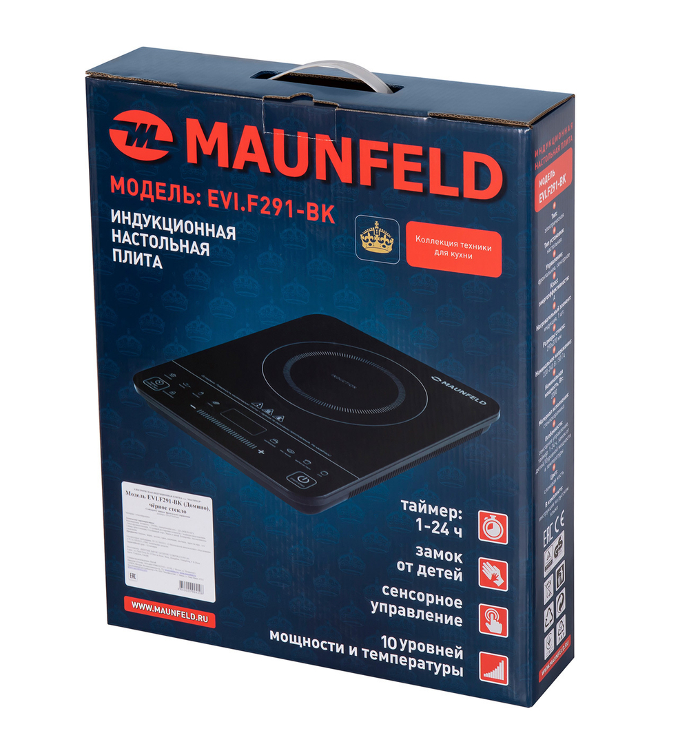 Электрическая индукционная плитка MAUNFELD EVI.F291-BK фото 9