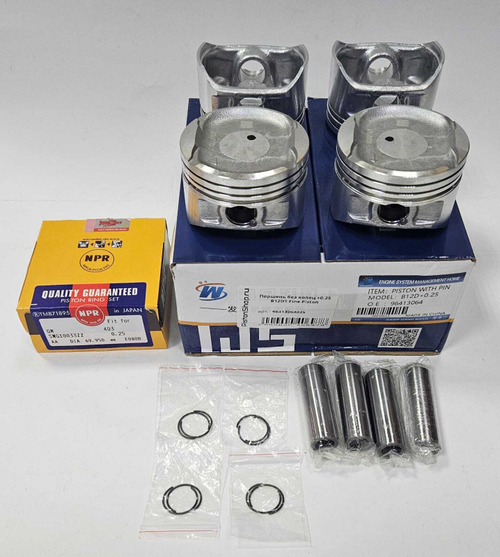 Поршни Fine Piston с кольцами NPR +0.25 B12D1