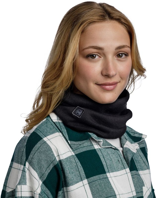 Шарф-труба вязаный Buff Knitted Neckwarmer Niels Evo Black Фото 2