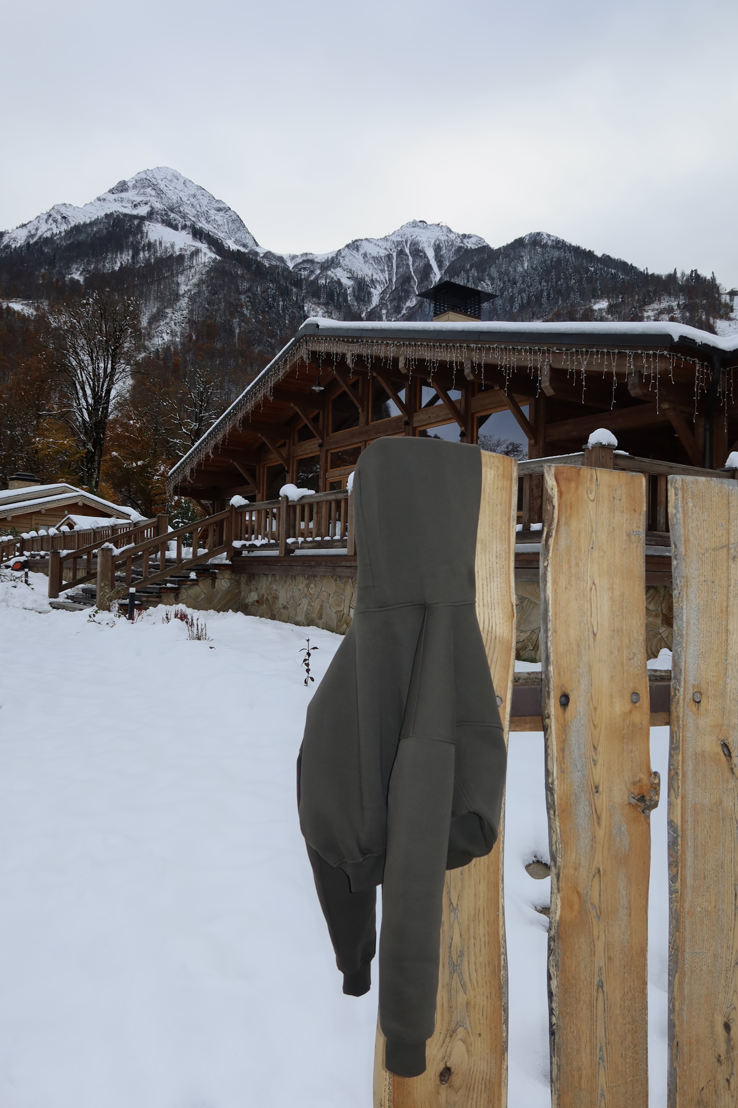 zip худи warm, хаки