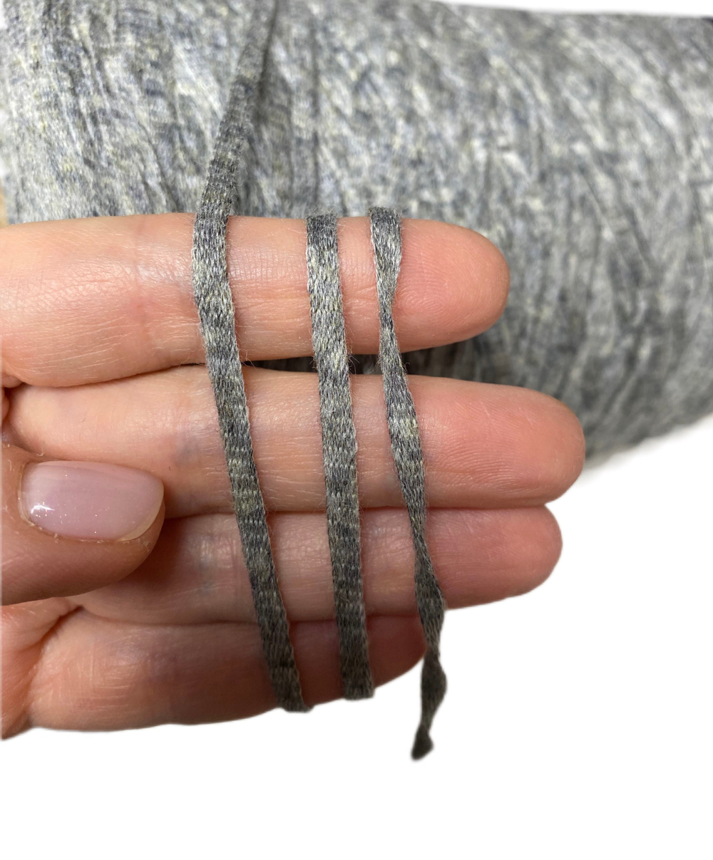 Пряжа для вязания на бобине 550г (Италия)100% ленточный хлопок 100г-150м.