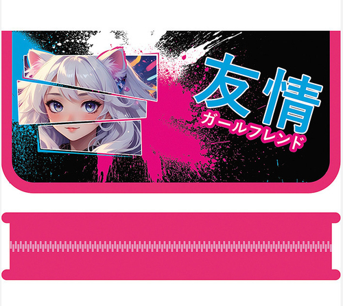 Пенал 1 отделение(я) ПЧЕЛКА Девушка с ушками 2025 190*90 (ПО-03)