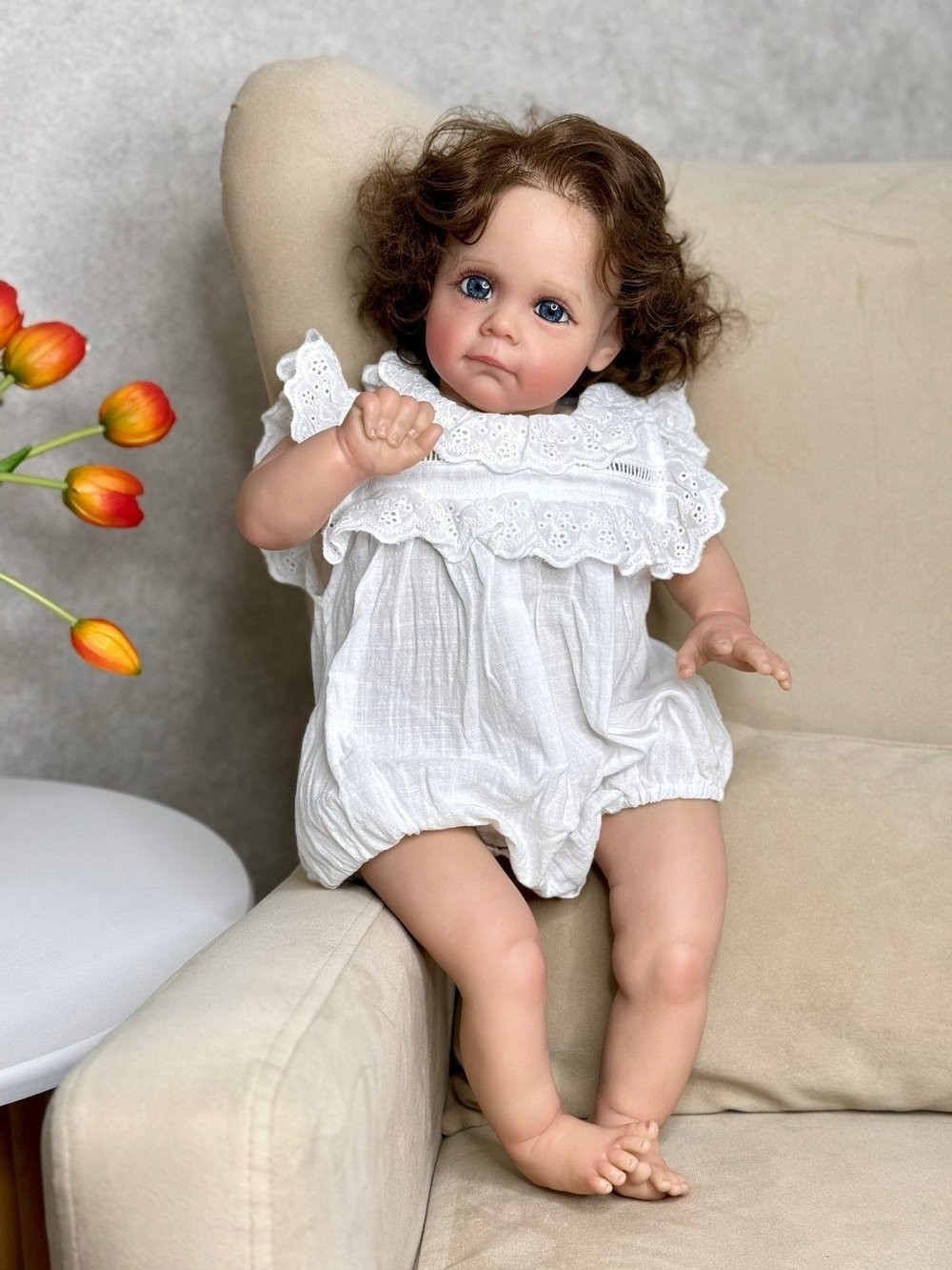 Кукла Реборн мягконабивная 60см (FA-596A1)