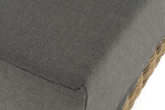 "Капри" трансформирующаяся лаунж-зона из искусственного ротанга, цвет соломенный