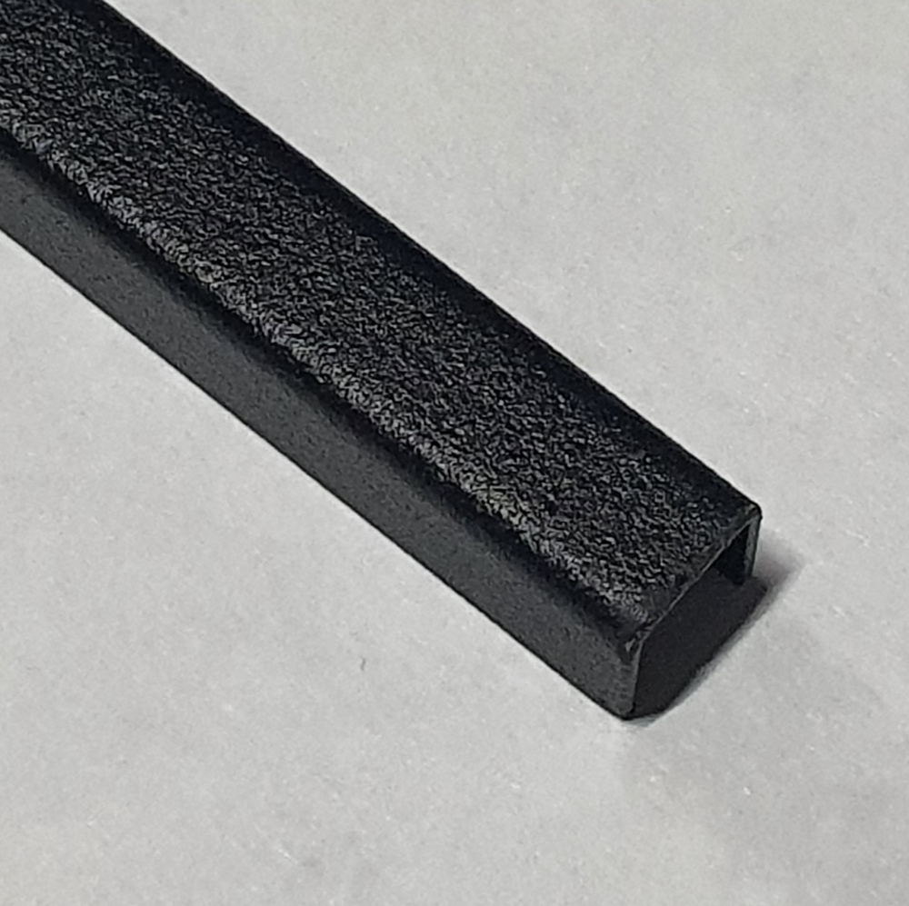 Фриз-С 10*10мм "HG" 3м Ral9005 черный муар сталь