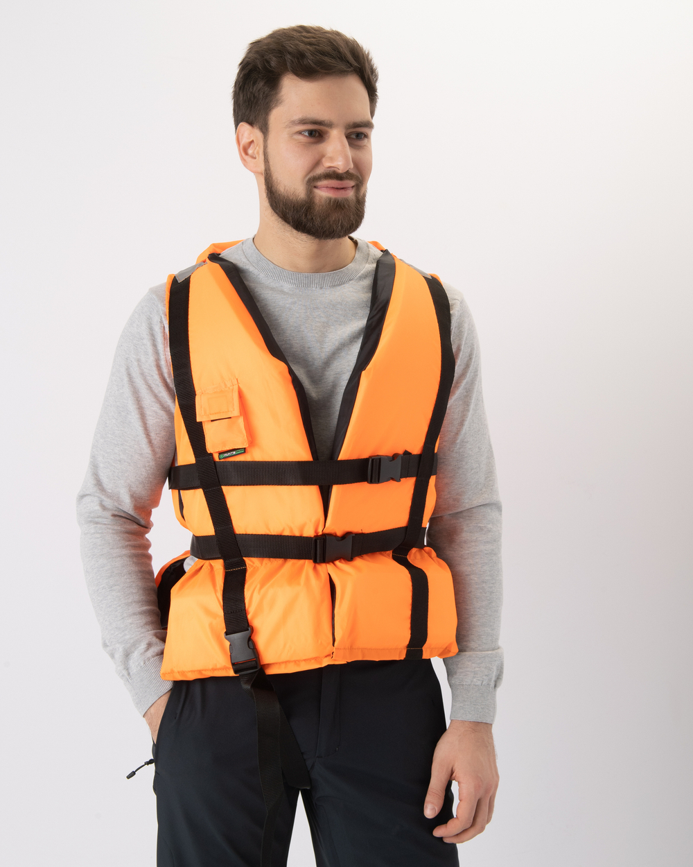 Жилет страховочный Huntsman СТ (Оксфорд), Оранжевый