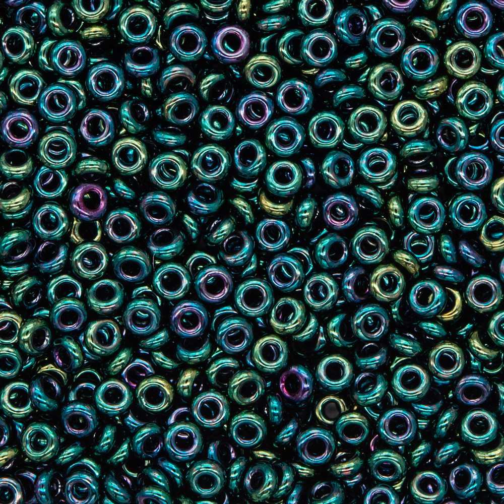Японский бисер TOHO Demi 11/0 (№506), металлизированный, непрозрачный глянцевый