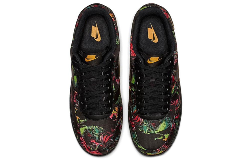 Nike Air Force 1 Low Black Floral Hyper Sneakers