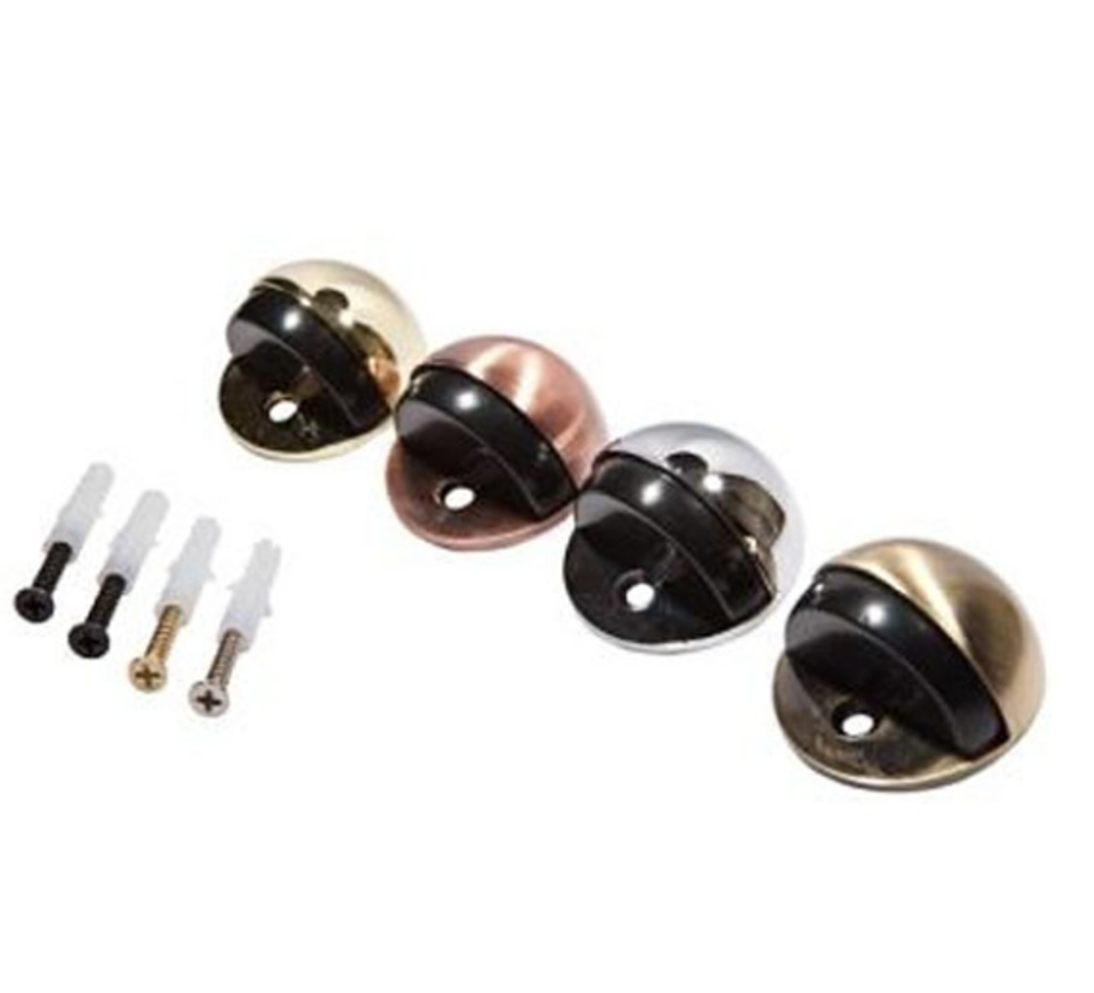 Ограничитель дверной напольный Ренц INDS 31 AB, цвет бронза античная (гарантия - 12 месяцев)