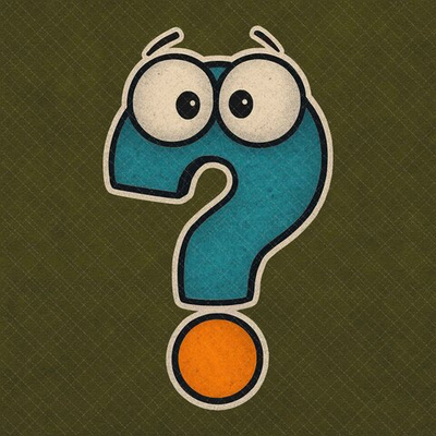 Вопрос с глазами (60 см) - декор для фотосессий