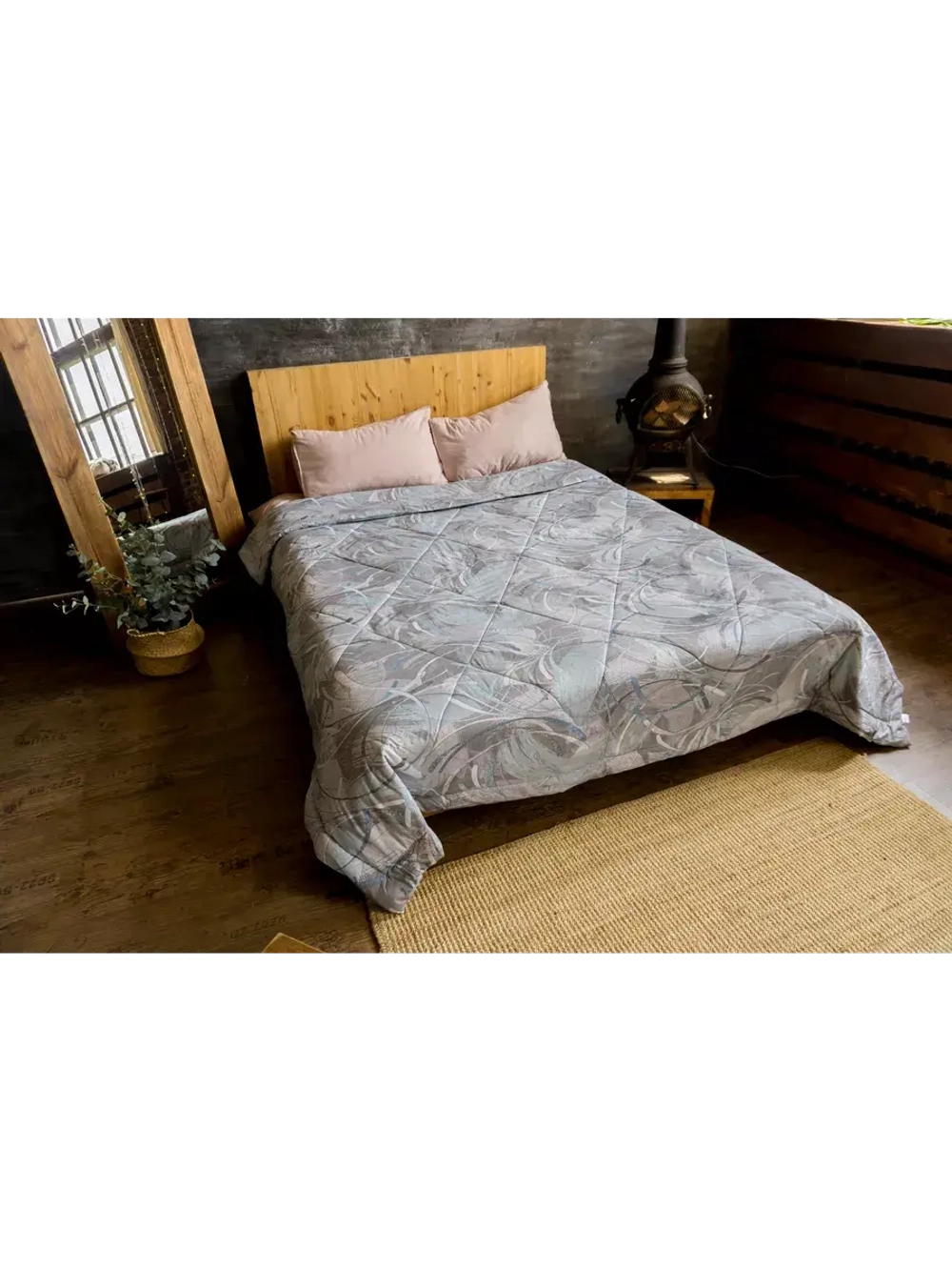 Одеяло лен евро макси 220х240 легкое летнее всесезонное