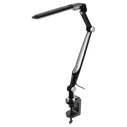Настольный светильник ЭРА NLED-496-12W-BK светодиодный на струбцине черный
