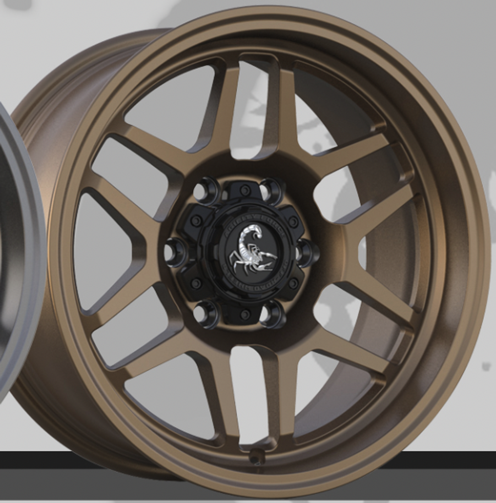Диск колесный, кованый UT760 R17 8,0 ET0 AGILITY FORCE Matte Bronze