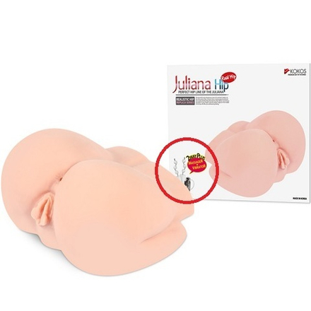 Мастурбатор вагина и анус полуторс с вибрацией и ротацией Juliana