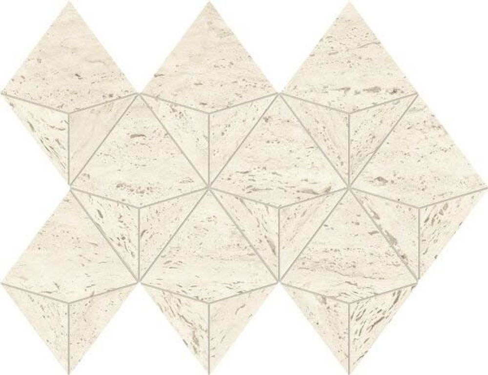 Мозаика Marvel Travertine White Mosaico Origami