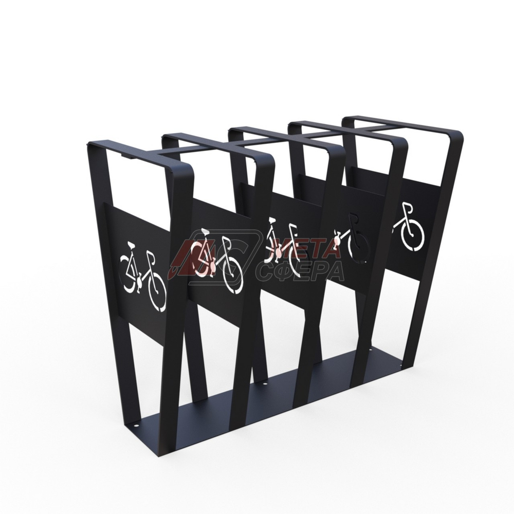 Велопарковка Московская классика на 4 места