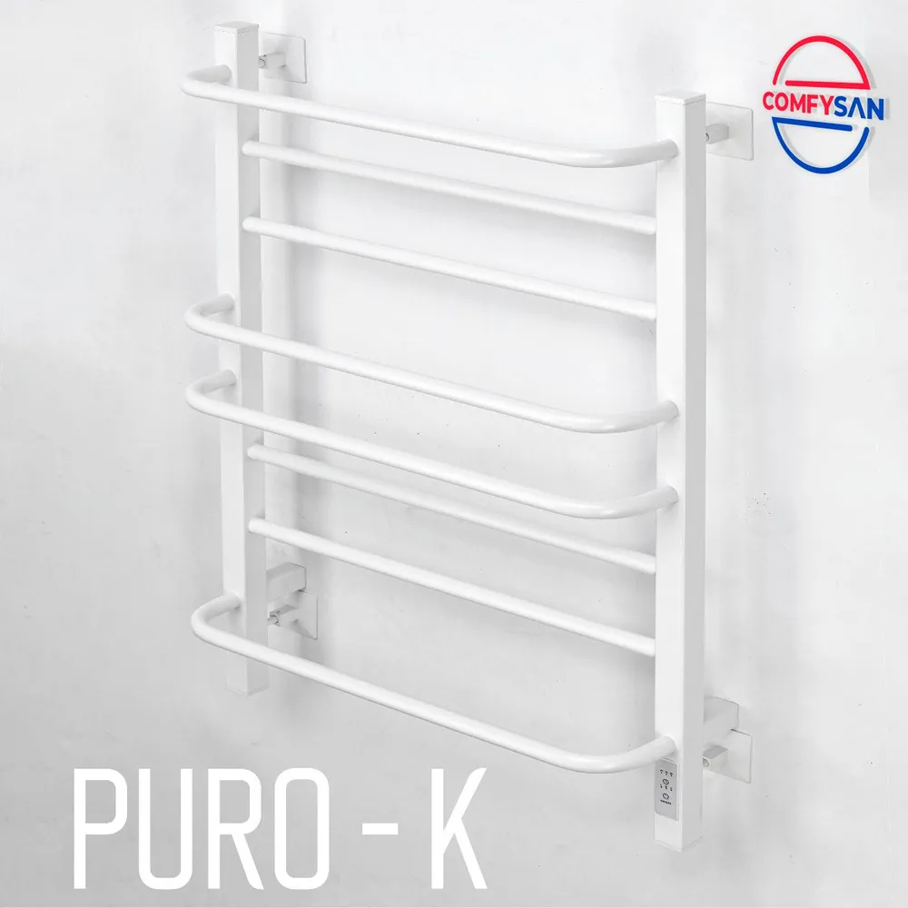 Полотенцесушитель электрический с/т Comfysan Пуро-К (Puro-K) EC-8 80/50, белый