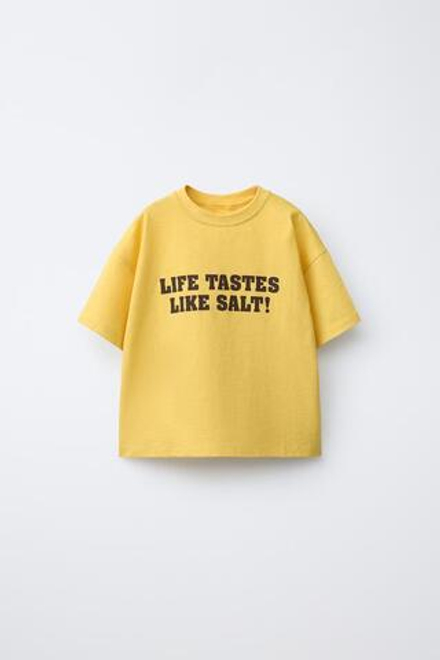 ZARA X PUKAS ФУТБОЛКА PUKA SURF, ЖЕЛТЫЙ
