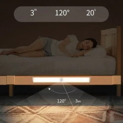 Умный ночник светильник 50 см. лампа на аккумуляторе с датчиком движения и датчиком света