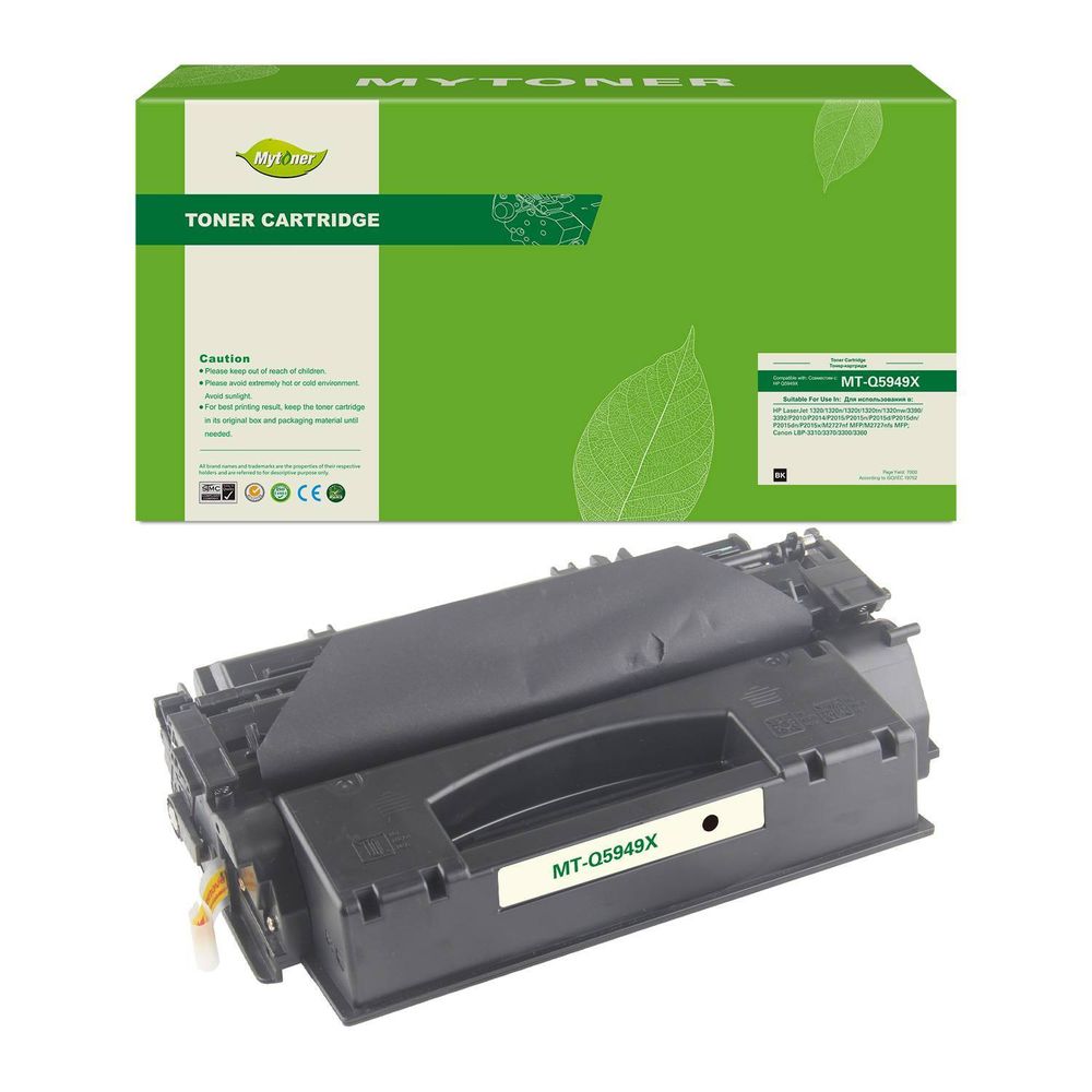 Картридж MyToner, аналог HP Q5949X/Q7553X/ Canon 108H/708H/715H/508II/515II/308H/315H 7k с чипом