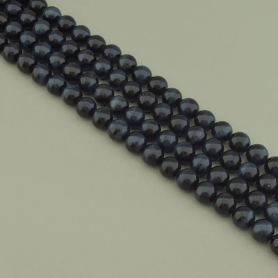 Нитка Кошачий глаз 39 см. 10,5 мм. (Без замка)