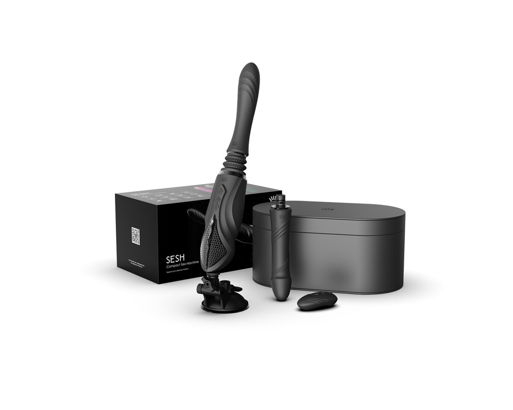 Zalo SESH - Компактная секс-машина с функцией нагрева, двумя насадками и присоской