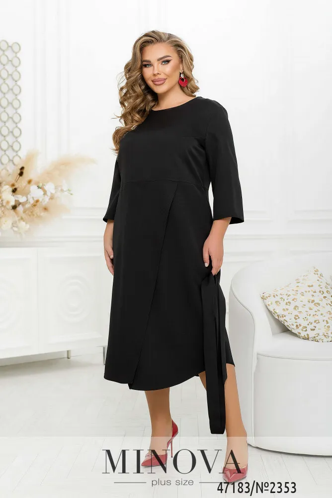 Платье 2353-черный Minova