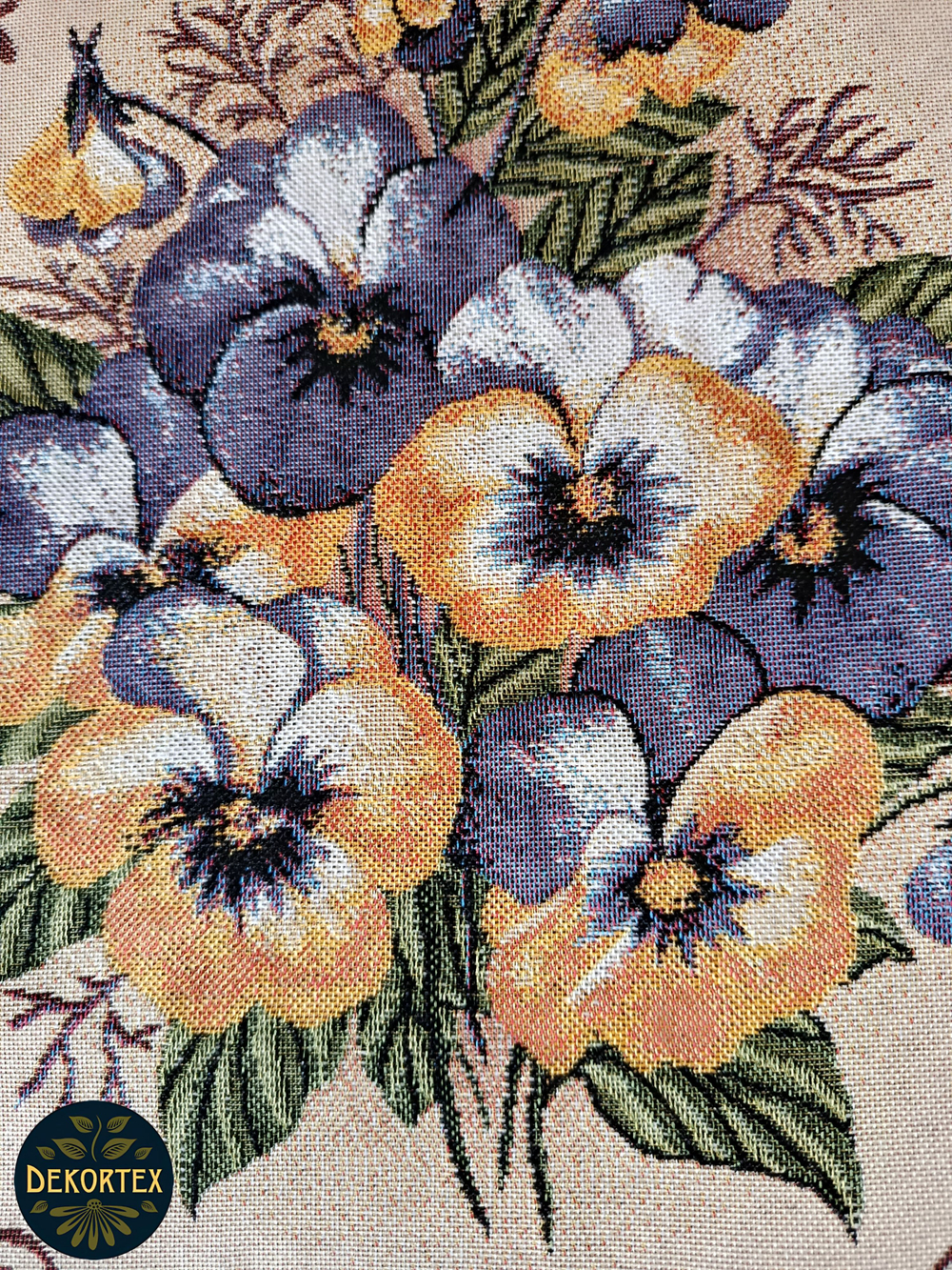 Набор чехлов на табурет из гобелена Виолы (33х33 см) - 4шт