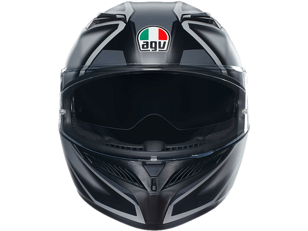 AGV K-3 E2206 COMPOUND MATT BLACK/GREY