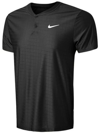 Мужское теннисное поло Nike Court Dri-Fit Advantage Polo - black/black/white