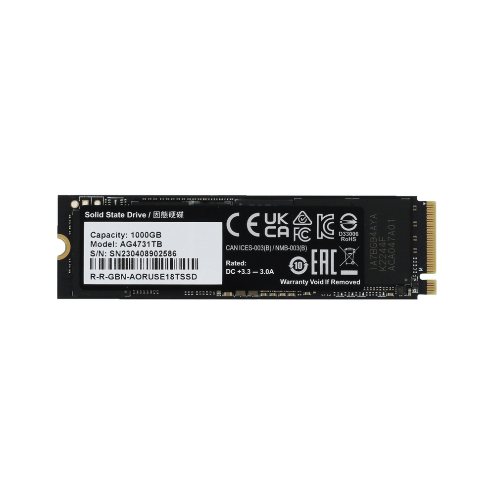 Твердотельный накопитель внутренний Gigabyte 7300 AORUS AG4731TB N 1TB M.2 2280 PCI-E 4.0x4 w/o heat