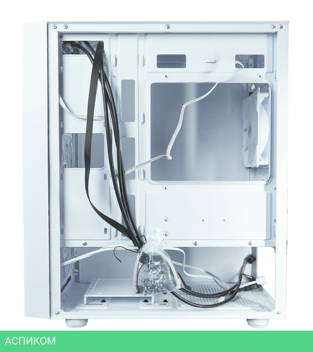 Корпус HAFF Flash MATX без БП White