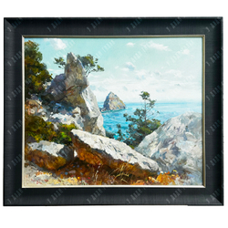 Свиридов С. А. (р. 1964 г.) Симеиз. Холст, масло. Крым, 2022 г.