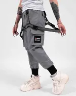 Джоггеры Jogger Street Night Rave Серые