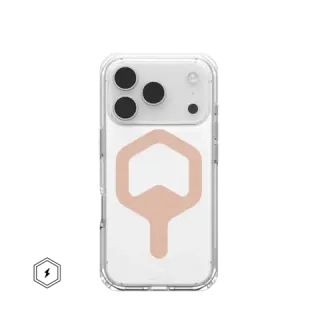 UAG Plyo with MagSafe Series Case for Apple iPhone 17 Pro Ice/Rose Gold (Прозрачный)