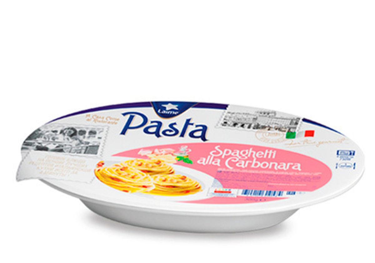 Спагетти под соусом "Карбонара" и сыром "Грана Падано", 300г