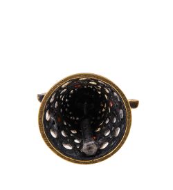 AM-3779 Колокольчик «Санкт-Петербург» (латунь, янтарь)