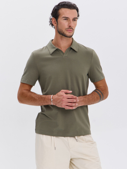 Футболка-поло трикотажная повседневная