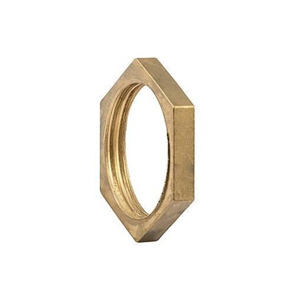 Гайка стопорная без фланца ELSEN METALIT EBF24 - 1/2" (резьбовая, латунь без покрытия)