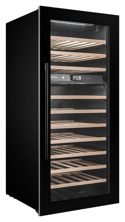 Винный шкаф Temptech Oslo OZ124DB двухзонный черный