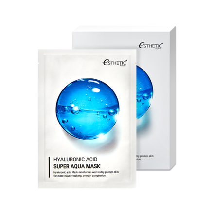 [ESTHETIC HOUSE] Тканевая маска для лица ГИАЛУРОНОВАЯ КИСЛОТА Hyaluronic Acid Super Aqua Mask, 25 мл* 1шт