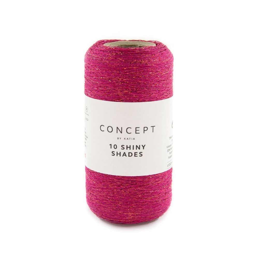 Пряжа KATIA Concept 10 Shiny Shades 80/Фуксия)