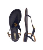 Кожаные босоножки LAUREN RALPH LAUREN - темно-синий(802874355)