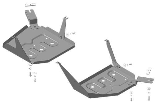 защита Motodor абсорбера и топливного бака для KIA Seltos с 2020 г для KIA Seltos 2020-н.в. арт.71002