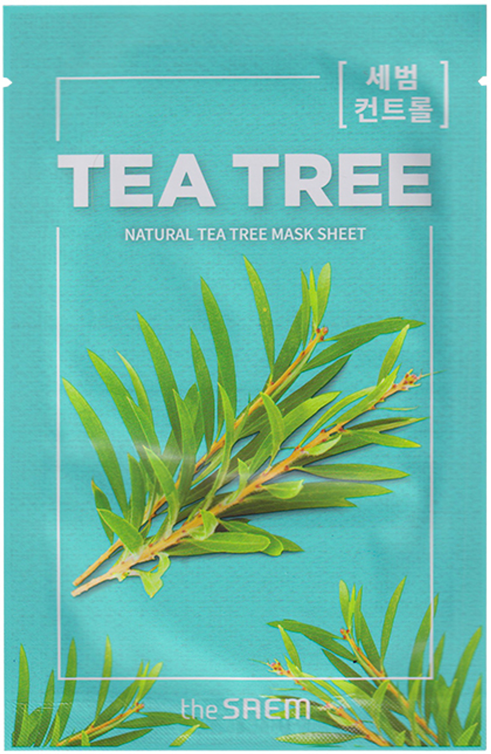 Маска тканевая с экстрактом чайного дерева The Saem Natural Tea Tree Mask Sheet, 21 мл