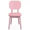 Стул Saga, рогожка, розовый
