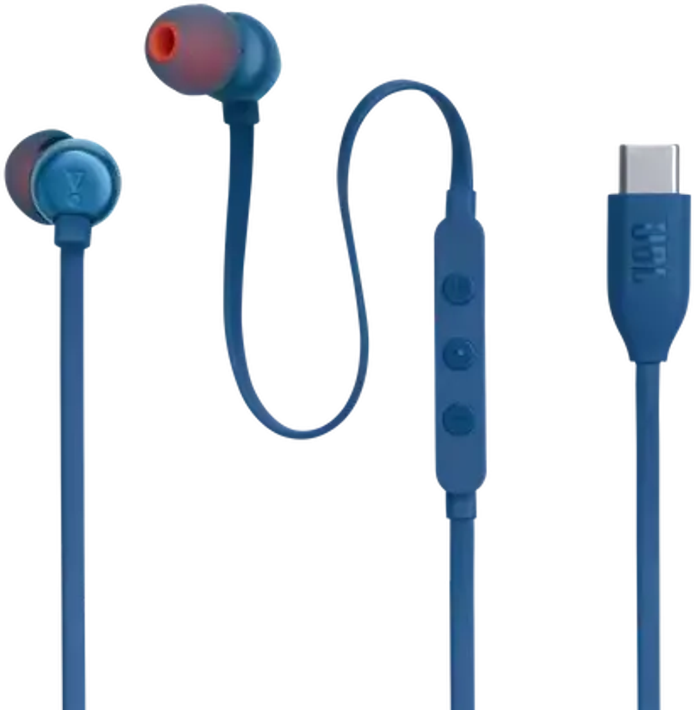 Наушники JBL Tune 310C Blue, внутриканальные - 2