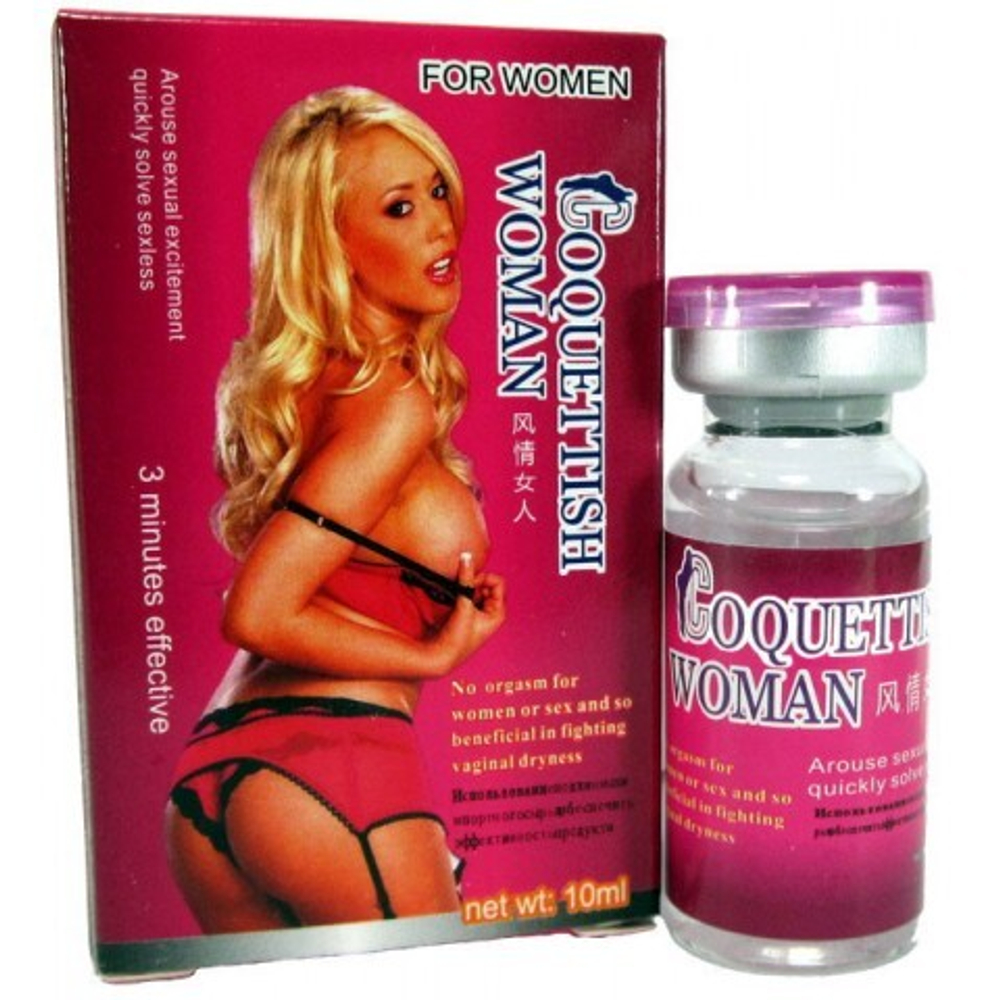 Женский возбудитель "Coquettish woman" (жидкость 10 мл.)